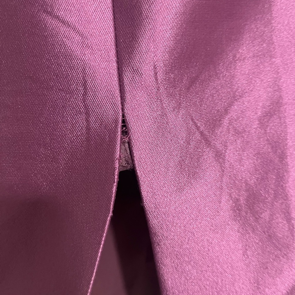Kay Unger purple Silk/cotton Pencil Skirt - Picture 9 of 9